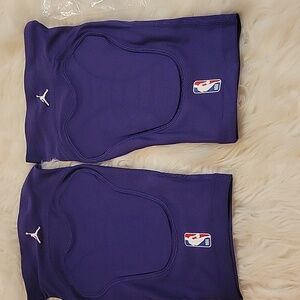 Jordan NBA Issue Padded Knee Sleeves - Purple